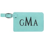 Leatherette Luggage Tag with Logo