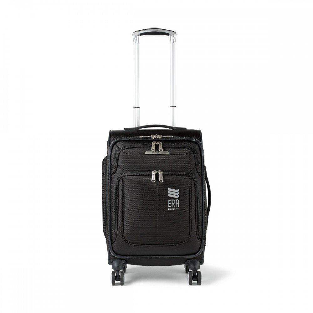 Custom Printed Samsonite SoLyte DLX Carry-On Expandable Spinner - Black Custom Printed Samsonite SoLyte DLX Carry-On Expandable Spinner - Black