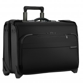 Custom Briggs & Riley Baseline Carry-On Wheeled Garment Bag (Black)
