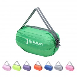 Foldable Travel Round Duffel Bag with Logo  Foldable Travel Round Duffel Bag with Logo
