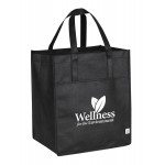 10" Non Woven Grocery Tote W/ Large Front Pocket with Logo
