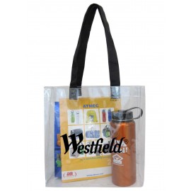 Custom NFL Approved Clear Open Tote W/ Webbing Handles ( Pls Also See 9836 )  Custom NFL Approved Clear Open Tote W/ Webbing Handles ( Pls Also See 9836 )
