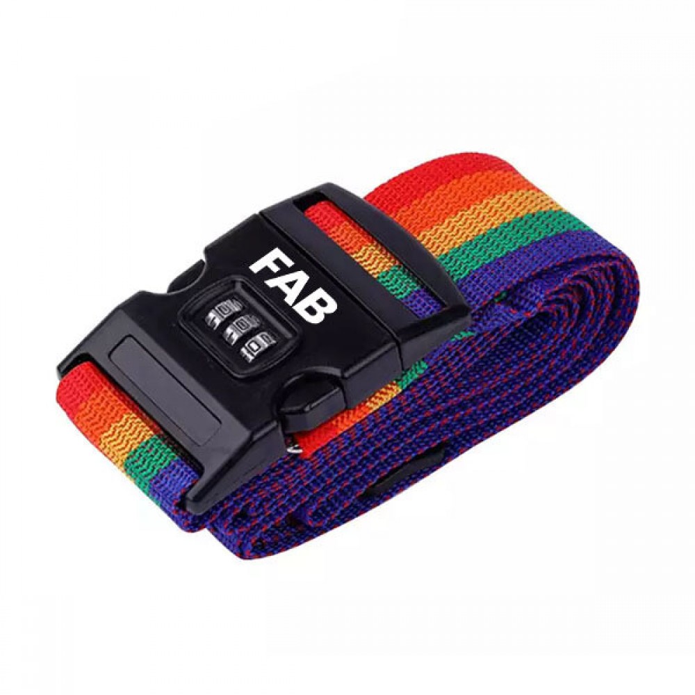 ABS Luggage Strap with 3-Digit Lock Custom Printed ABS Luggage Strap with 3-Digit Lock Custom Printed