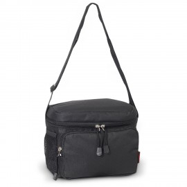 Everest Cooler / Lunch Bag, Black with Logo  Everest Cooler / Lunch Bag, Black with Logo