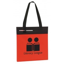 Promo Event Tote W/ Pen Holder with Logo