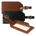 Logo Branded Brand New Leather Luggage Tag