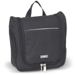 Everest Toiletry Bag, Black with Logo