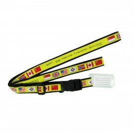 1" Woven Luggage Strap - "Elite" Weave with Logo  1" Woven Luggage Strap - "Elite" Weave with Logo