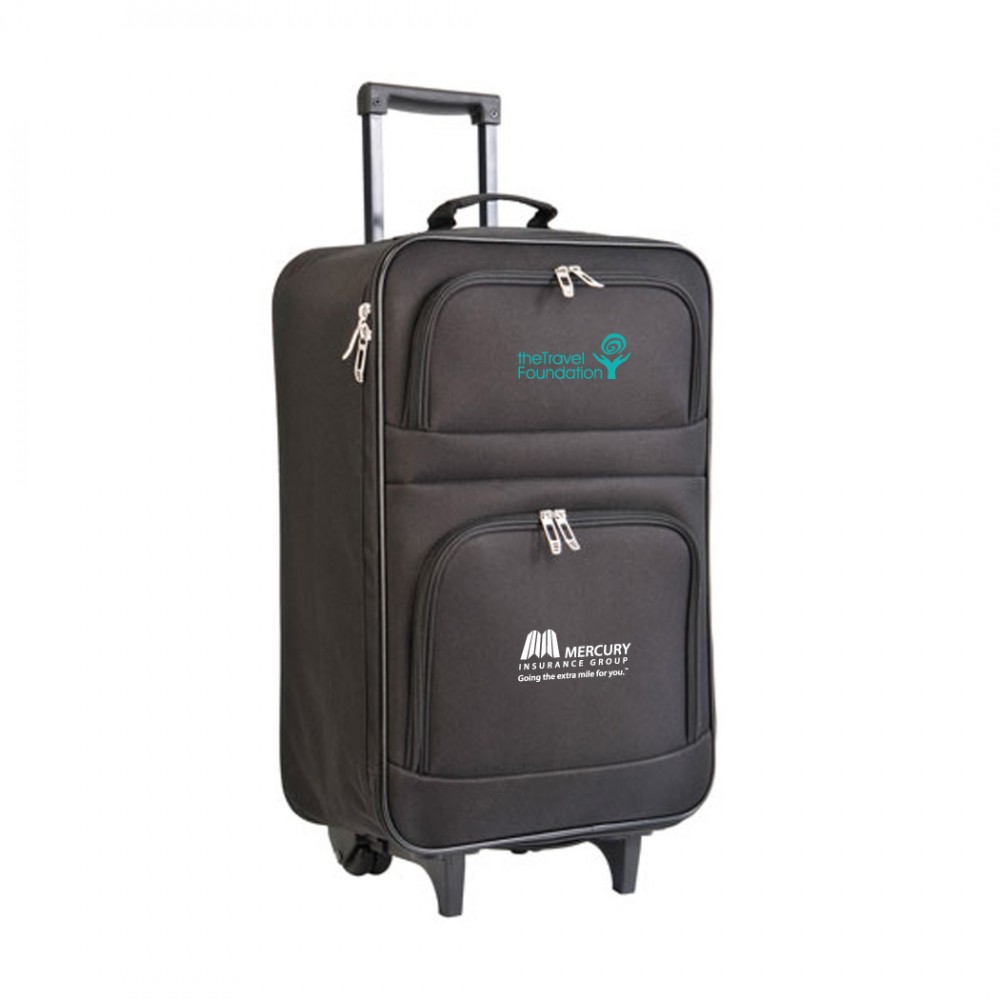 Poly Rolling Carry On Luggage with Logo