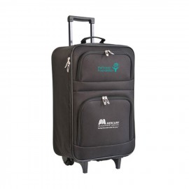 Poly Rolling Carry On Luggage with Logo