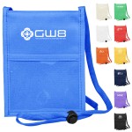 Convention Badge Holder ID Card Bag With Lanyard with Logo