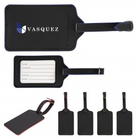 Customized Recycled Leatherette Luggage Tag  Customized Recycled Leatherette Luggage Tag