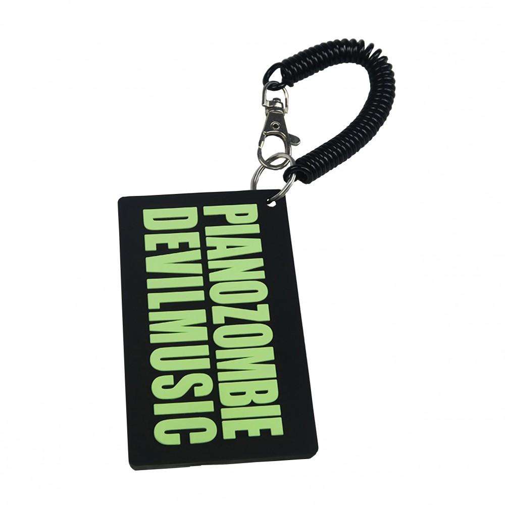 PVC Luggage Tag w/Elastic String Custom Imprinted