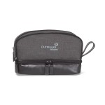 Custom Printed Heritage Supply Tanner Amenity Case - Charcoal Heather-Black