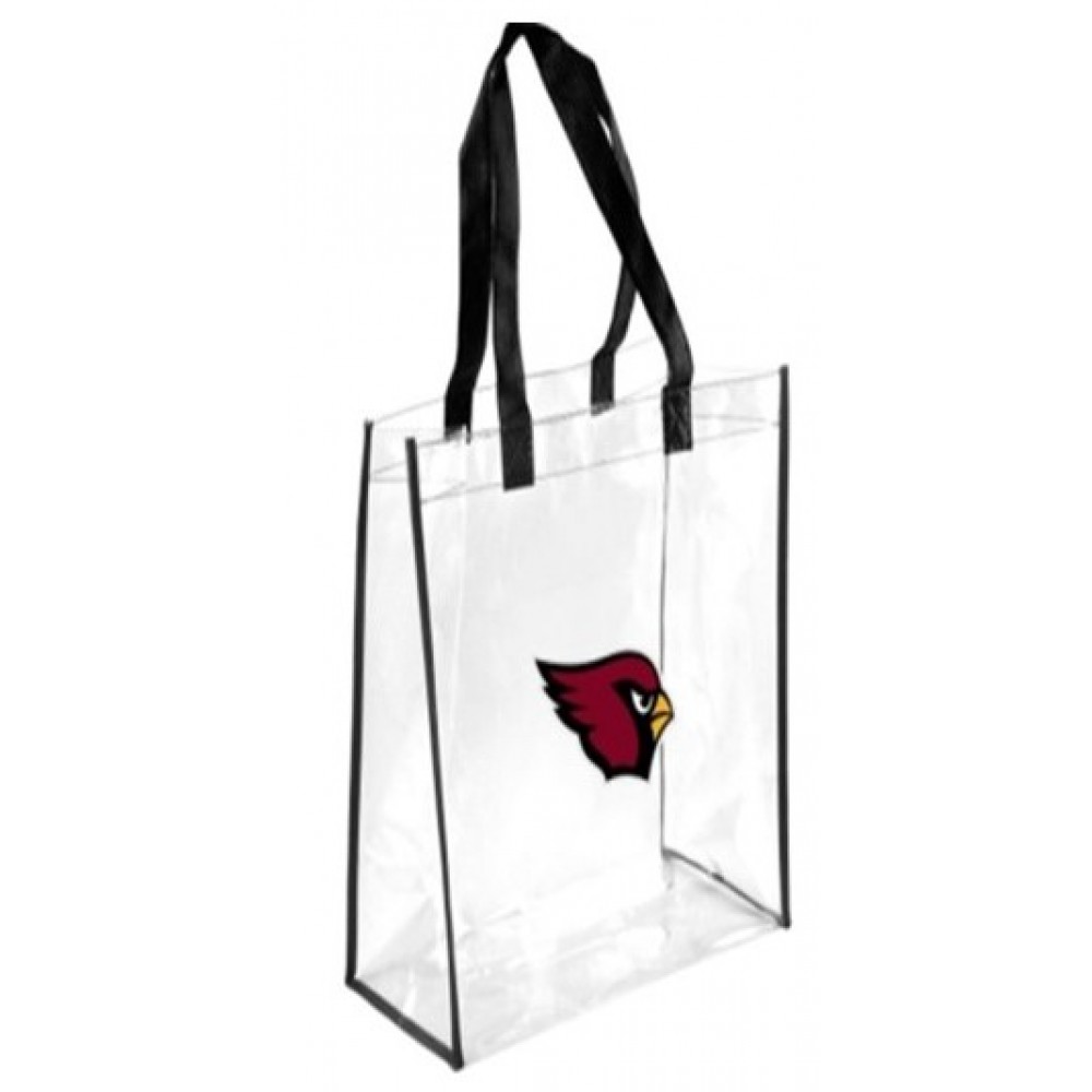 Custom Imprinted Large 12" x 12" x 6" Clear Tote Bag