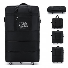 Custom Adjustable Capacity Rolling Duffel Bag  Custom Adjustable Capacity Rolling Duffel Bag