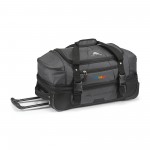Promotional High Sierra Fairlead 22" Drop Bottom Wheeled Duffel - Mercury-Black