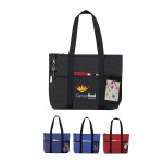 600 denier Zipper Travel Tote with Logo