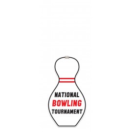 Promotional Luggage Tag - Bowling Pin  Promotional Luggage Tag - Bowling Pin