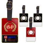 Metal Bag Tag With Colorfill with Logo