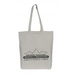 14" Width 8oz Canvas Tote Bag with Logo