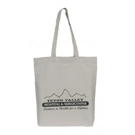 14" Width 8oz Canvas Tote Bag with Logo  14" Width 8oz Canvas Tote Bag with Logo