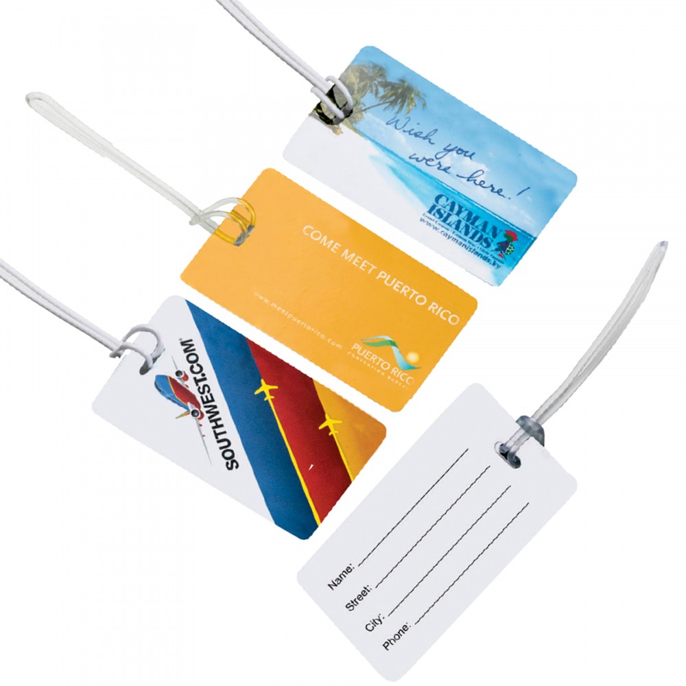 Rectangle Bag Tag with Logo Rectangle Bag Tag with Logo