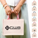 High-Capacity Canvas Tote Bag with Logo