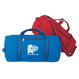 Polyester Roll Duffel Gym Bag with Logo