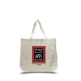 20 Inch 12oz Jumbo Canvas Tote ( Natural color only )---Also See 9326 with Logo