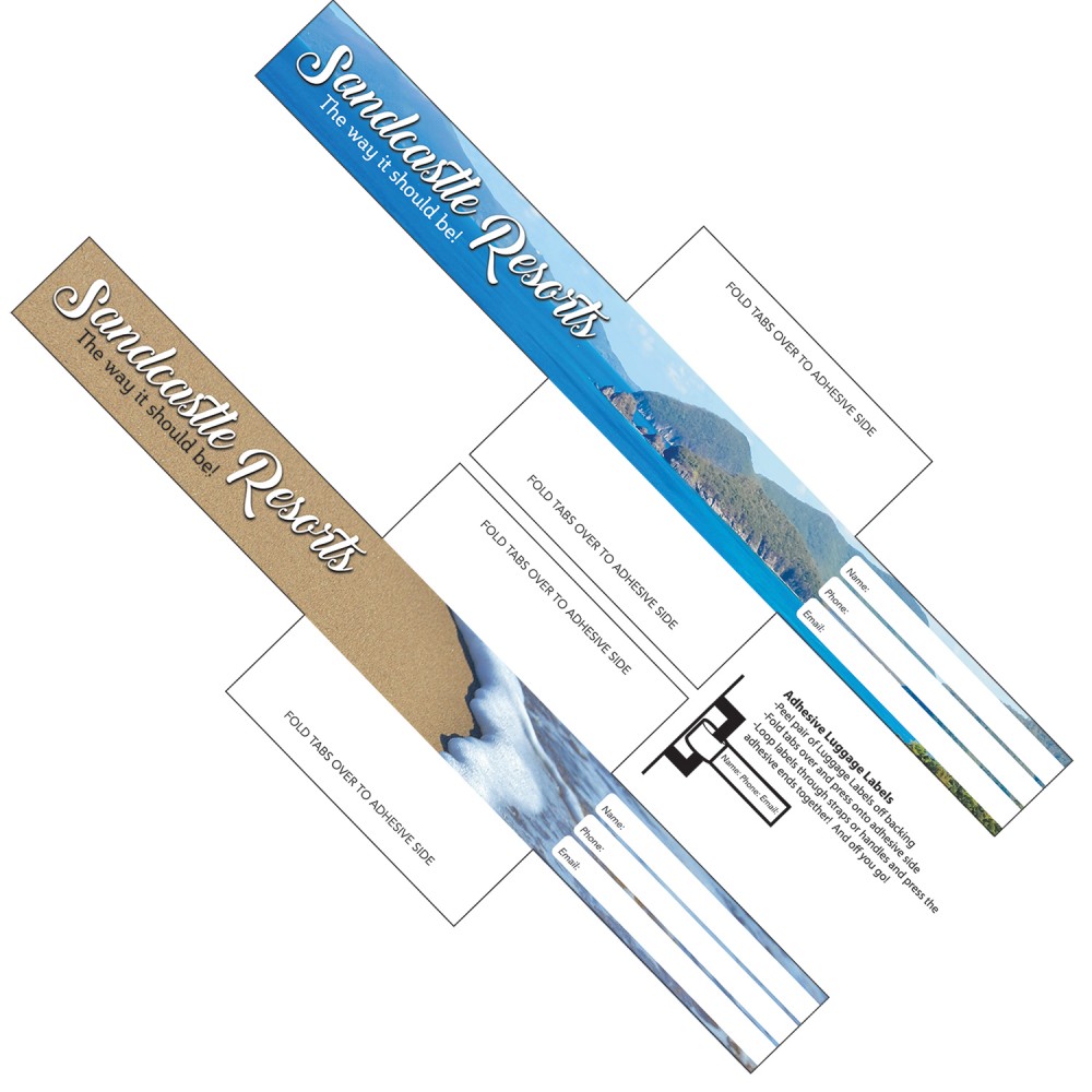 Prizma Luggage Labels Custom Printed Prizma Luggage Labels Custom Printed