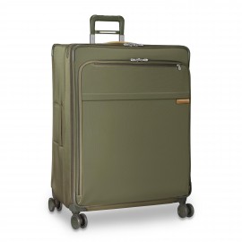 Customized Briggs & Riley Baseline Extra Large Expandable Spinner Bag (Olive)  Customized Briggs & Riley Baseline Extra Large Expandable Spinner Bag (Olive)