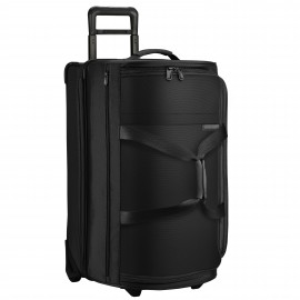 Briggs & Riley Baseline Medium Upright Duffle Bag (Black) with Logo  Briggs & Riley Baseline Medium Upright Duffle Bag (Black) with Logo
