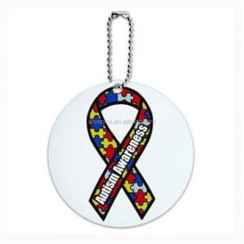 Custom Awareness Ribbon Luggage Tags