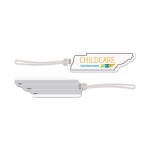 USA Made States Vinyl Luggage Tag with Logo