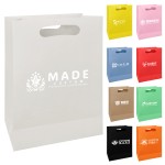 250gsm Vertical White Cardboard Tote Bag with Logo