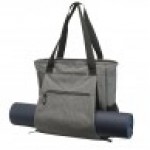 Uptown Heathered Deluxe Yoga Sports Bag with Logo