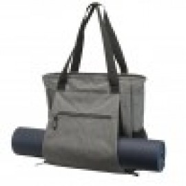 Uptown Heathered Deluxe Yoga Sports Bag with Logo