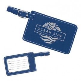Leatherette Luggage Tag with Logo  Leatherette Luggage Tag with Logo