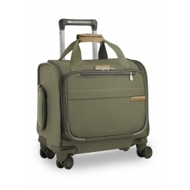 Personalized Briggs & Riley Baseline Cabin Spinner Bag (Olive)