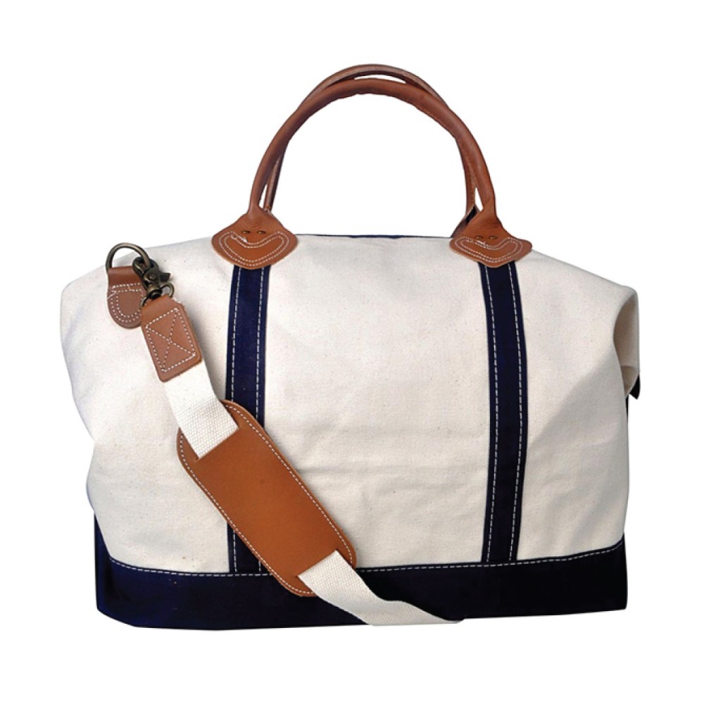 Promotional Signature Weekender Cotton Canvas Duffle Bag - 25"x13"x10" Promotional Signature Weekender Cotton Canvas Duffle Bag - 25"x13"x10"
