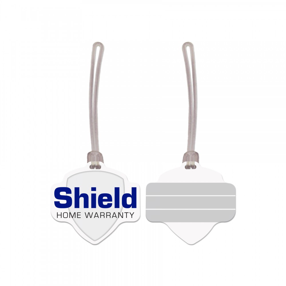 USA Made Custom Vinyl Luggage Tag with Logo