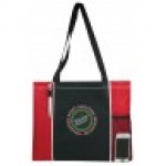 Deluxe 600D Polyester Event Tote with Mesh Pocket / Pen Holder with Logo