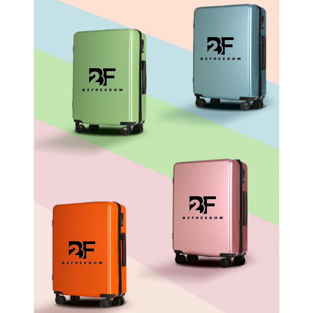 Custom Imprinted 20'' Global Carry On Light Weight Luggage Custom Imprinted 20'' Global Carry On Light Weight Luggage