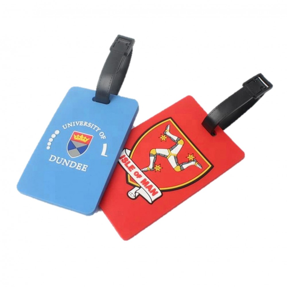Promotional Custom Logo Soft PVC Bag Tag Bravamarketing Luggage