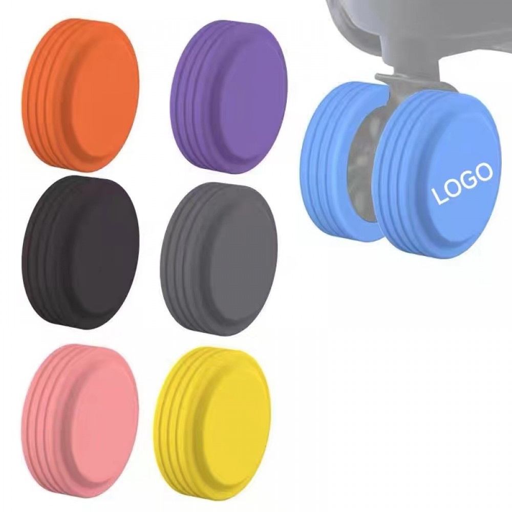 Custom Silicone Luggage Wheel Cover Protector Custom Silicone Luggage Wheel Cover Protector