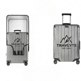 Heavy Duty Clear PVC Luggage Protector Cover with Logo