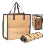 Bamboo Grocery Tote Bag (6"x8"x4") with Logo