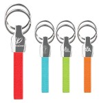 iPosh PU Valet Key Chain - Red with Logo