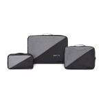Logo Branded Samsonite 3 Piece Compression Packing Cube Set - Black